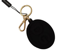 Thumbnail for Elegant Black and Gold Keychain Accessory