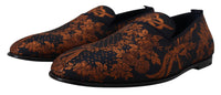 Thumbnail for Elegant Floral Slip-On Loafers