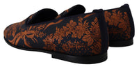 Thumbnail for Elegant Floral Slip-On Loafers