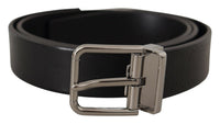 Thumbnail for Elegant Black Leather Belt