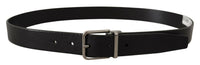 Thumbnail for Elegant Black Leather Belt