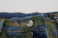 Thumbnail for Chic Slim-Fit Denim Jeans in Green Wash