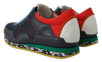 Thumbnail for Multicolor Leather-Blend Low Top Sneakers