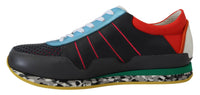 Thumbnail for Multicolor Leather-Blend Low Top Sneakers