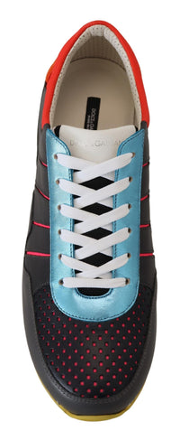 Thumbnail for Multicolor Leather-Blend Low Top Sneakers