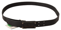 Thumbnail for Elegant Black Leather Waist Belt