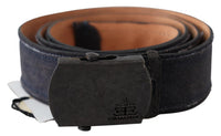 Thumbnail for Chic Blue Leather Waist Belt