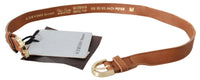 Thumbnail for Elegant Brown Leather Double Buckle Belt