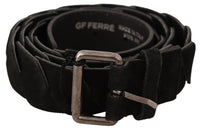 Thumbnail for Elegant Black Waist Belt with Metal Buckle