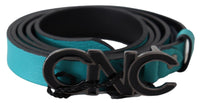 Thumbnail for Chic Blue Green Leather Fashion Belt