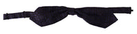 Thumbnail for Elegant Blue Geometric Silk Bow Tie