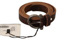 Thumbnail for Elegant Brown Leather Fashion Belt