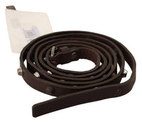 Thumbnail for Chic Brown Leather Fashion Belt with Silver Buckle
