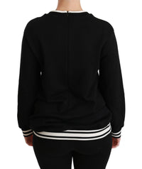 Thumbnail for Chic Black Sequined Cotton Sweater