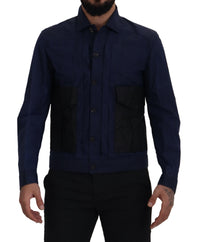 Thumbnail for Svelte Dark Blue Cotton Shirt