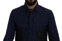 Thumbnail for Svelte Dark Blue Cotton Shirt