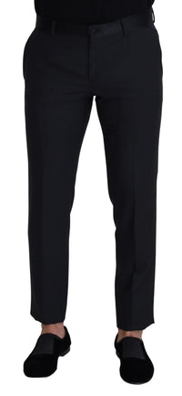 Thumbnail for Black Wool Men Formal Pants