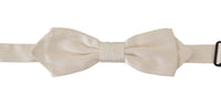 Thumbnail for Elegant White Silk Bow Tie