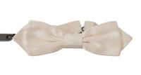 Thumbnail for Elegant White Silk Bow Tie