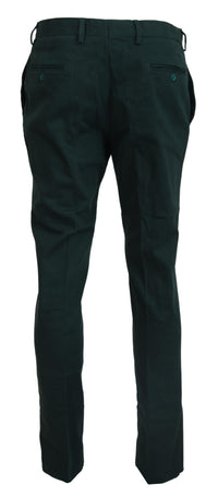 Thumbnail for Elegant Dark Green Chino Trousers