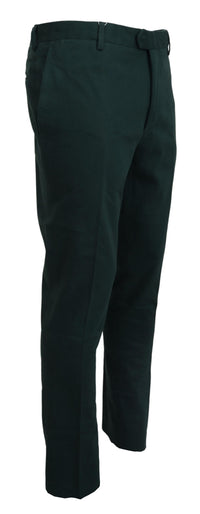 Thumbnail for Elegant Dark Green Chino Trousers