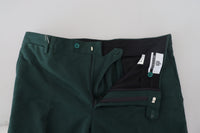 Thumbnail for Elegant Dark Green Chino Trousers