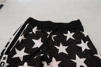 Thumbnail for Star Print Casual Sweatpants with Logo Detail