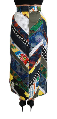 Thumbnail for Elegant Geometric Print High-Waist Skirt