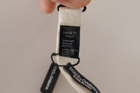 Thumbnail for Elegant White Silk Bow Tie