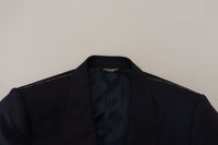 Thumbnail for Blue Wool Single Breasted Coat Blazer