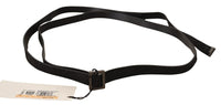 Thumbnail for Chic Black Leather Fashion Belt with Metal Buckle