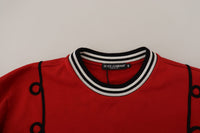 Thumbnail for Dazzling Sequined Red Pullover Sweater
