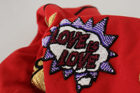 Thumbnail for Dazzling Sequined Red Pullover Sweater