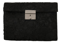 Thumbnail for Elegant Black Silver Clutch Portfolio