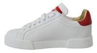 Thumbnail for White Portofino Logo Classic Sneakers Shoes