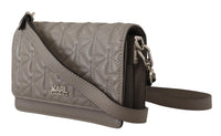 Thumbnail for Elegant Grey Leather Crossbody Bag