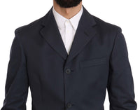 Thumbnail for Elegant Blue Two-Piece Suit