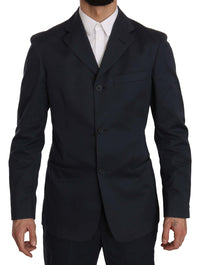 Thumbnail for Elegant Blue Two-Piece Suit