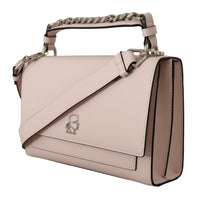 Thumbnail for Mauve Elegance Leather Shoulder Bag