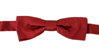 Thumbnail for Elegant Silk Red Bow Tie