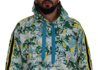 Thumbnail for Multicolor Cotton Silk Hooded Sweatshirt
