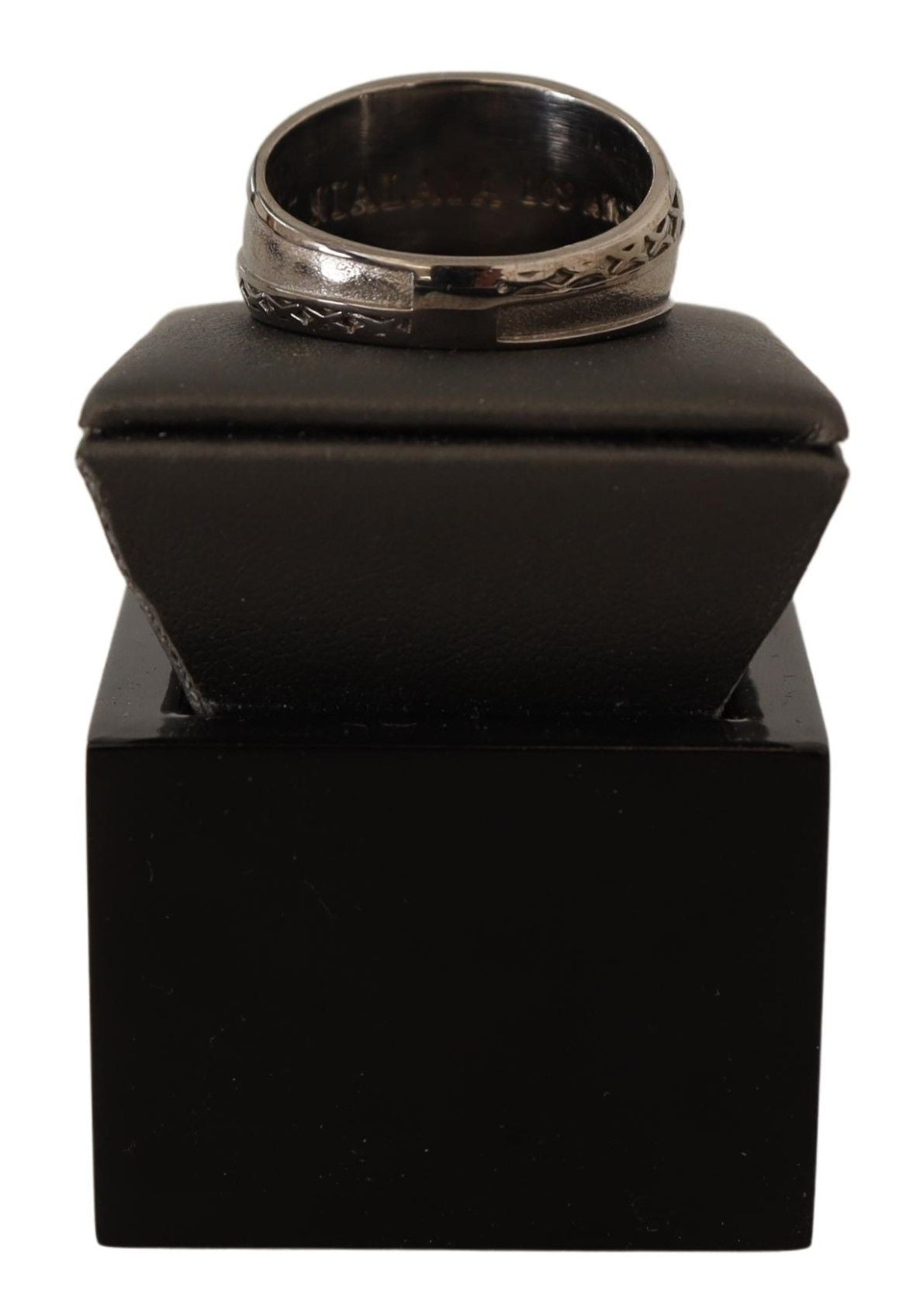 Exquisite Silver Mens Statement Ring