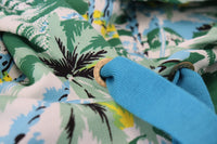 Thumbnail for Multicolor Cotton Silk Hooded Sweatshirt