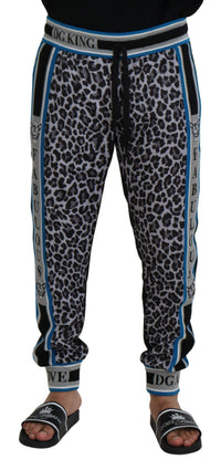 Thumbnail for Multicolor DG King Leopard Print Jogger Pants