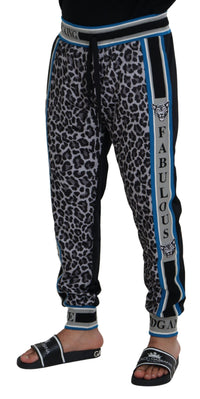 Thumbnail for Multicolor DG King Leopard Print Jogger Pants