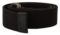 Thumbnail for Black Cotton Ducati Metal Buckle Belt