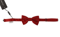 Thumbnail for Elegant Red Silk Bow Tie