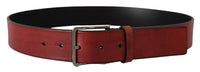 Thumbnail for Elegant Grosgrain Leather Belt with Silver Buckle