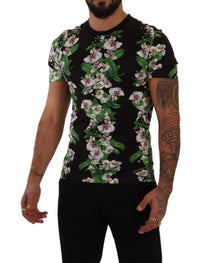 Thumbnail for Elegant Floral Crewneck Tee for Men