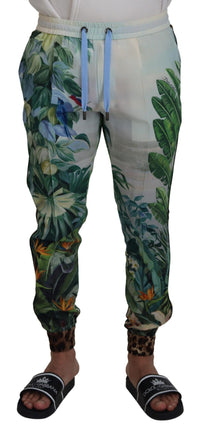 Thumbnail for Multicolor Silk Statement Pants